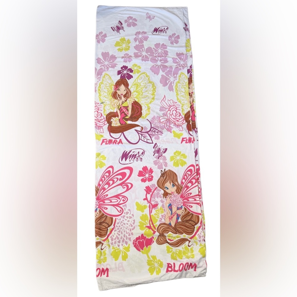 Winx Club Bloom & Flora Twin Duvet Cover Pink Fairy Bedding